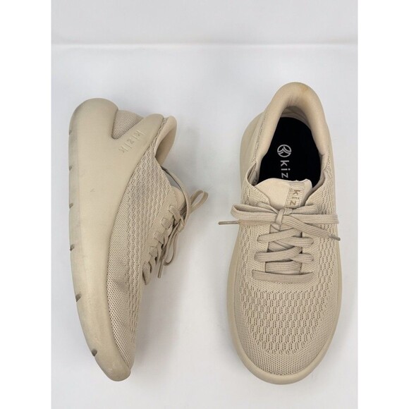 KIZIK Roamer Adult Shoes Beige Athletic Low Top Running Sneakers Men 8 Women 9.5 - Picture 5 of 10